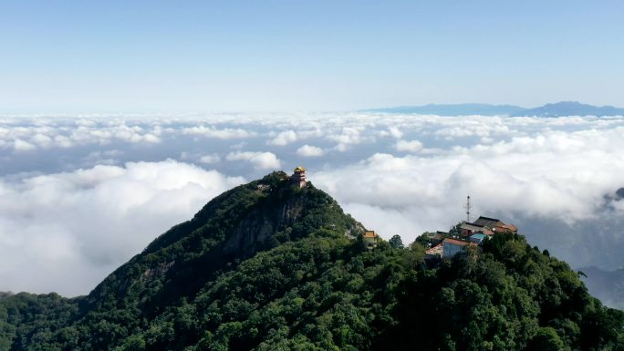 秦岭终南山南五台云海