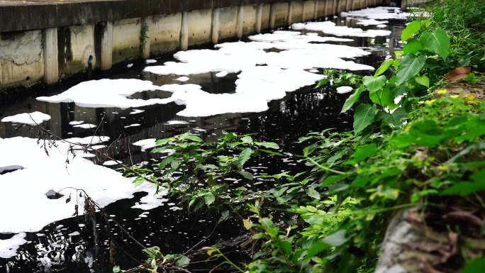 污水脏污、起泡工业环保破坏