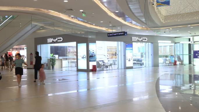 BYD比亚迪线下体验中心4S店新能源汽车