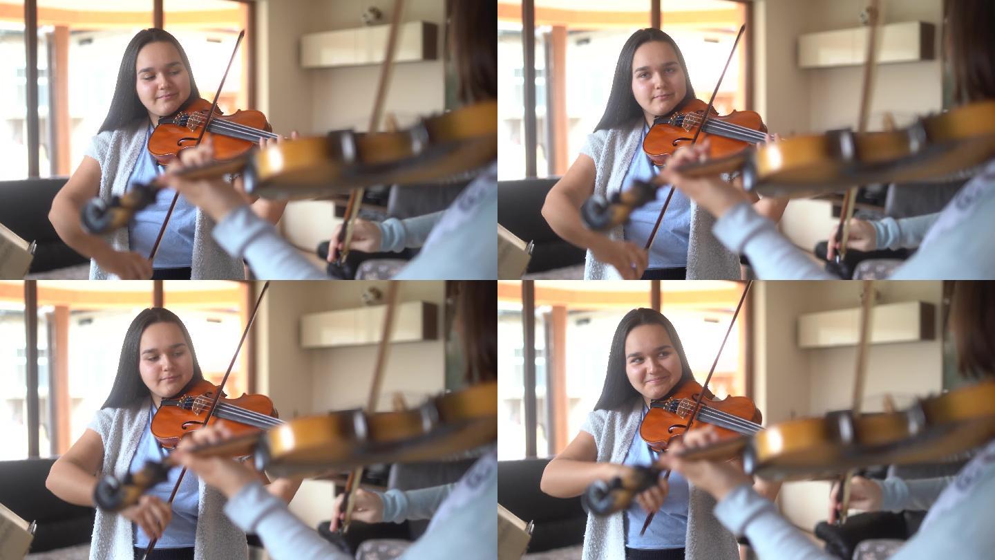 拉小提琴学习