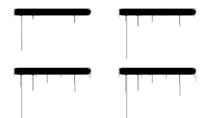油漆01墨笔笔触滴墨