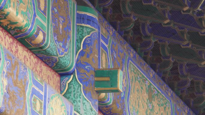 【镜头合集】紫禁城皇宫古典古代花纹描金