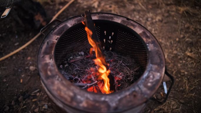 户外烧烤架生火火炉