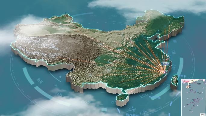 福建卫星地图区位 业务分布辐射全国