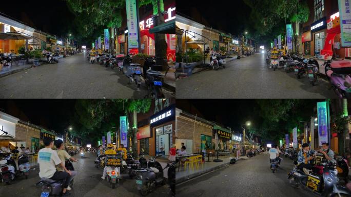 街头逛街路边摊市井集市街景夜市夜店