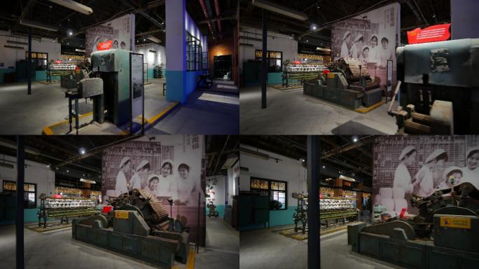 六七十年代棉纺厂绢纺厂老式厂房车间博物馆