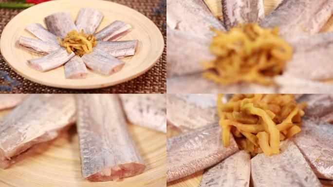 【镜头合集】海鲜海货带鱼摆盘  (3)