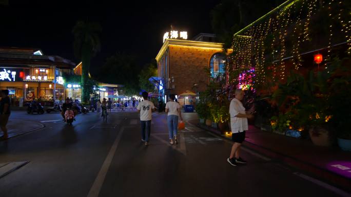 街头逛街路边摊市井集市街景夜市夜店