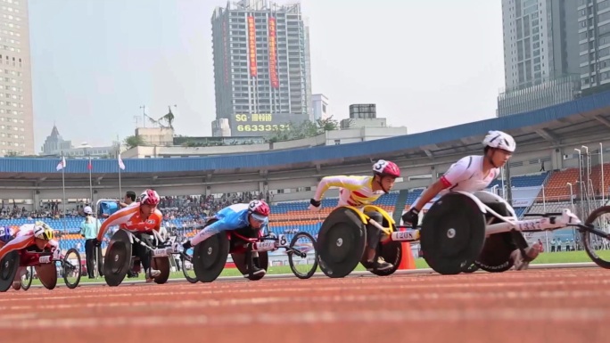 残疾人运动会、励志、拼搏