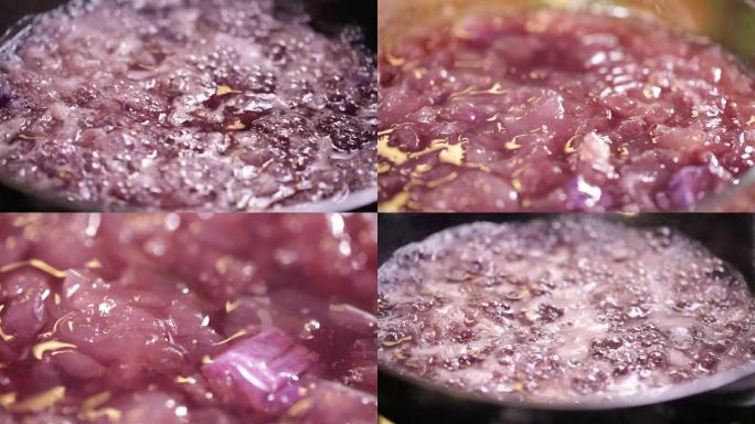 【镜头合集】炖煮紫薯银耳羹