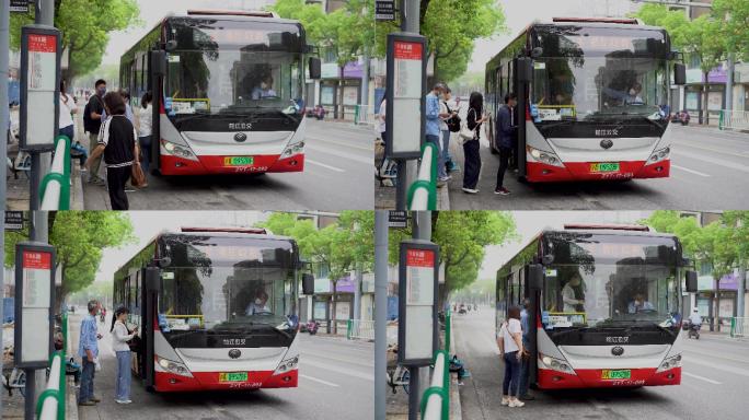 上海公交 公交车 公交站  4K 25帧