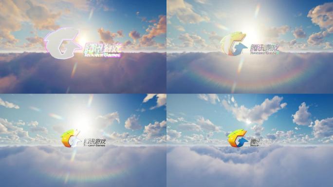 大气 logo  白云 片头（无插件）