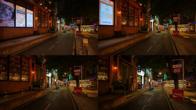 街头逛街路边摊市井集市街景夜市夜店