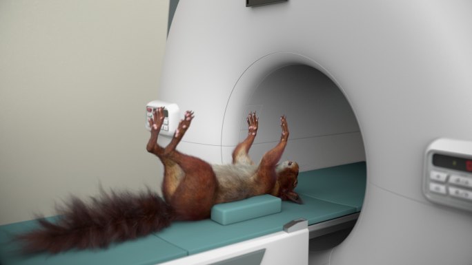 松鼠MRI手术3D动画救治