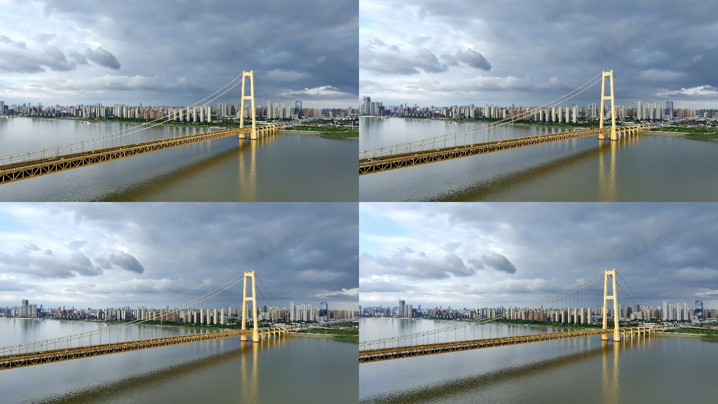 航拍武汉杨泗港大桥