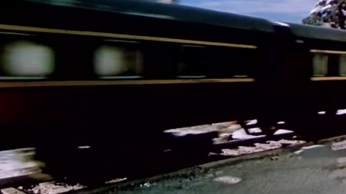 50年代绿皮火车-北大荒
