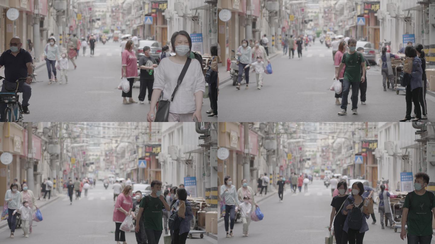 南京路步行街上海疫情之后 上海解封