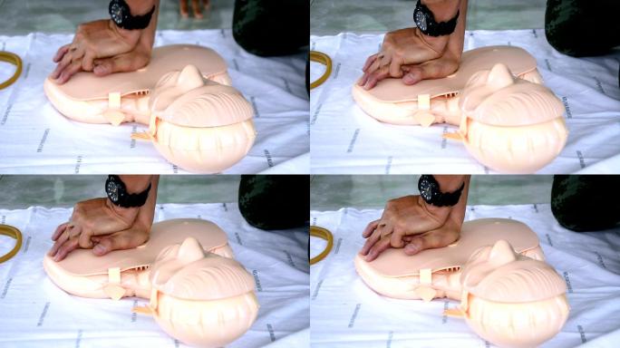 CPR培训复苏按压