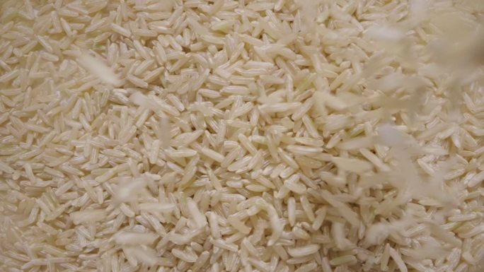茉莉糙米一堆一堆大米泰国香米