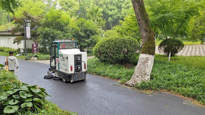 电动自动扫地清洁车