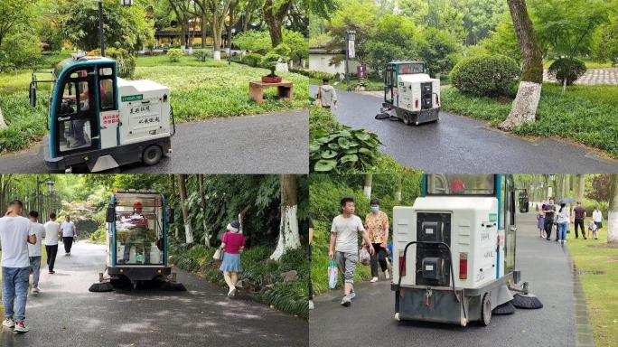 电动自动扫地清洁车