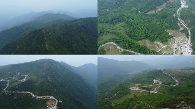 [4K]航拍素材.北京妙峰山山顶风光