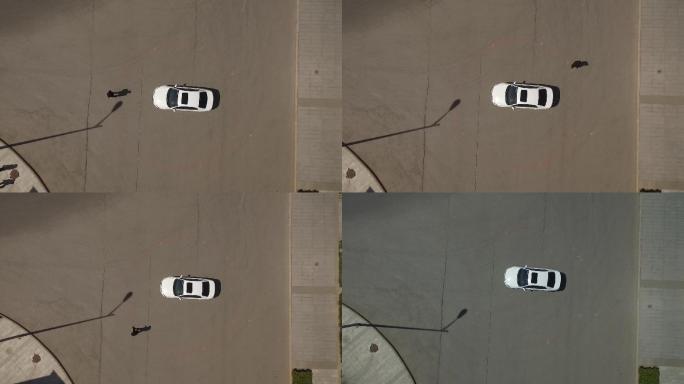 【镜头合集】航拍测试汽车小轿车盲区