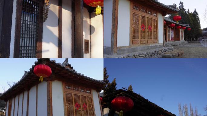 【镜头合集】韩式建筑韩国朝鲜族房屋