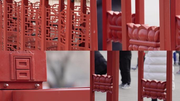 【镜头合集】故宫围栏栏杆隔离安全措施