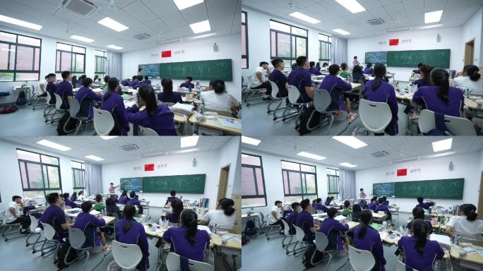 大学 高初中 小学校 教学大楼 教室课桌