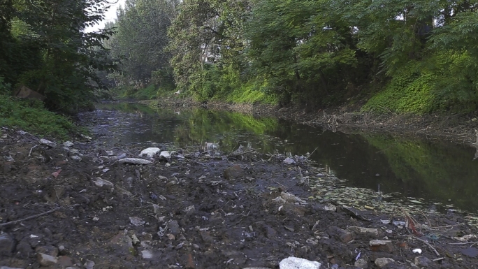 河道治理污水治理垃圾堵塞河道生态污染治理