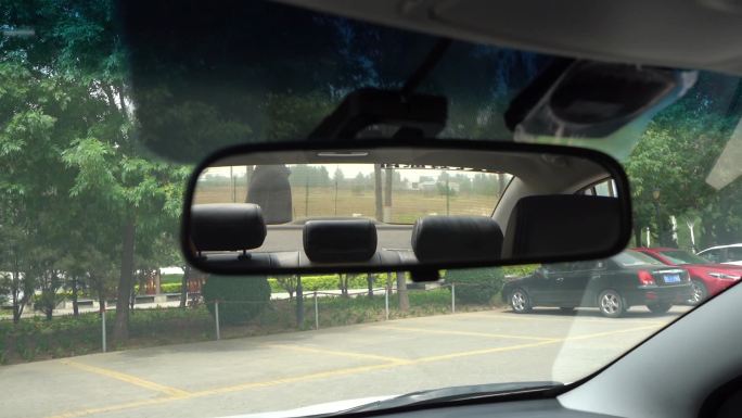 【镜头合集】交通安全倒车影像后视镜开车