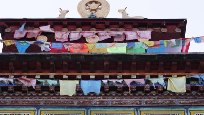 【镜头合集】经幡藏族西藏布达拉宫
