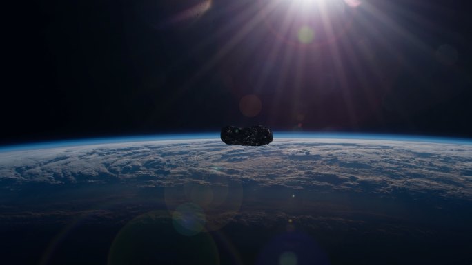 太空中的小行星Oumuamua