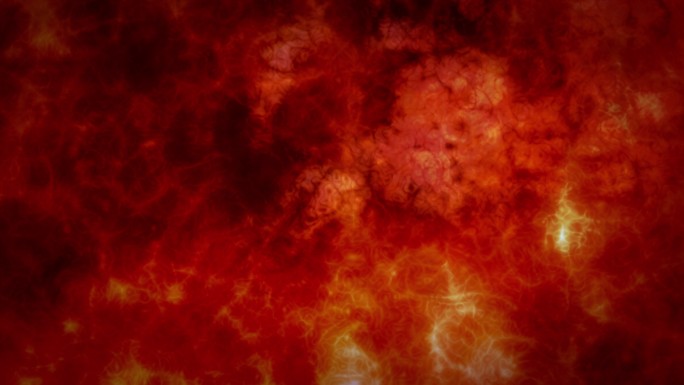 抽象红火背景。计算机生成的镜头循环45秒。16位RGB颜色。
