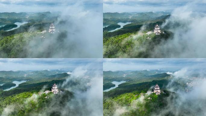 【4K】惠州高榜山挂榜阁云海