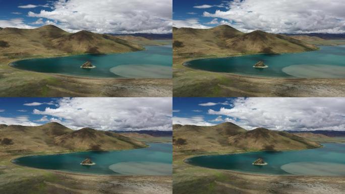 原创西藏山南浪卡子县羊卓雍错湖泊自然风光