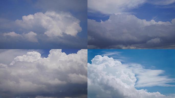 动态云朵 蓝天白云 云朵延时 天空延时
