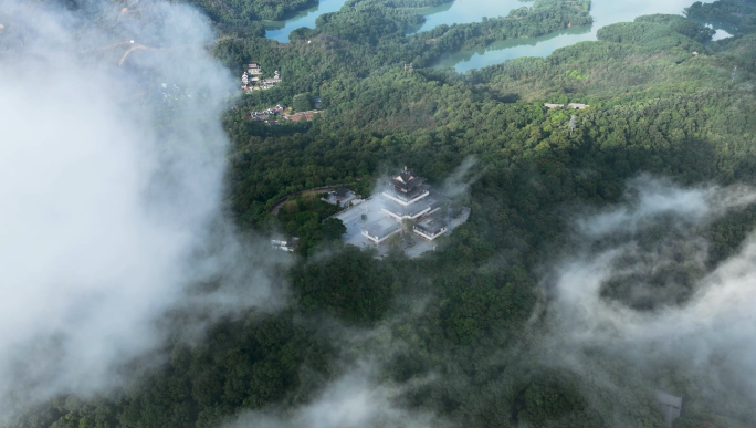 【4K】惠州高榜山挂榜阁云海