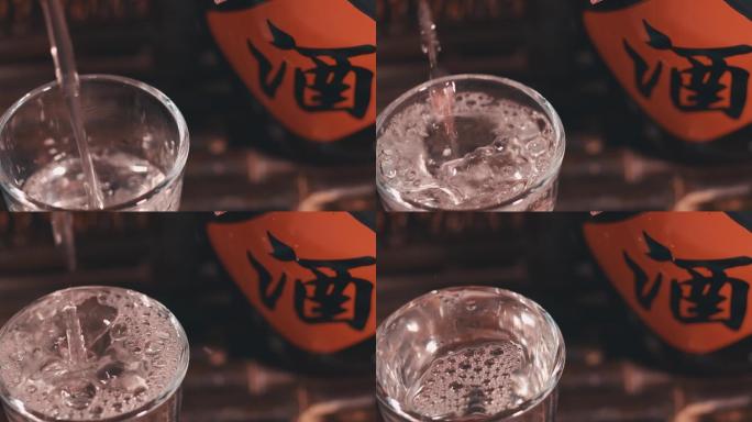 4k实拍升格白酒液体素材 12