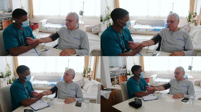 测量老年人血压诊断诊疗病人患者量血压