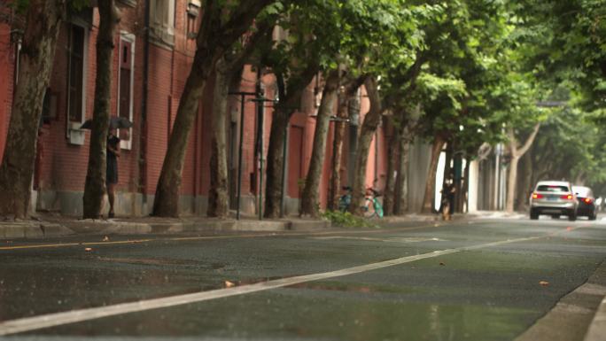 夏日突然降临的暴雨