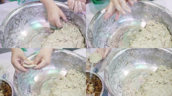 美食烹饪面食制作包饺子