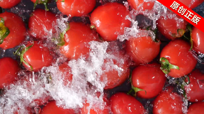 圣女果、小番茄创意实拍视频素材