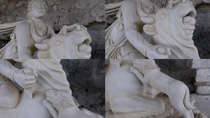 古代伊特鲁里亚雕塑米特拉宫