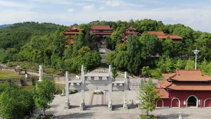 湖南 新晃 侗族 燕来寺 航拍