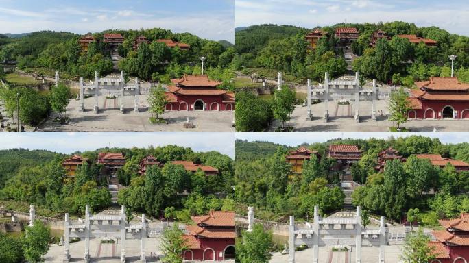 湖南 新晃 侗族 燕来寺 航拍