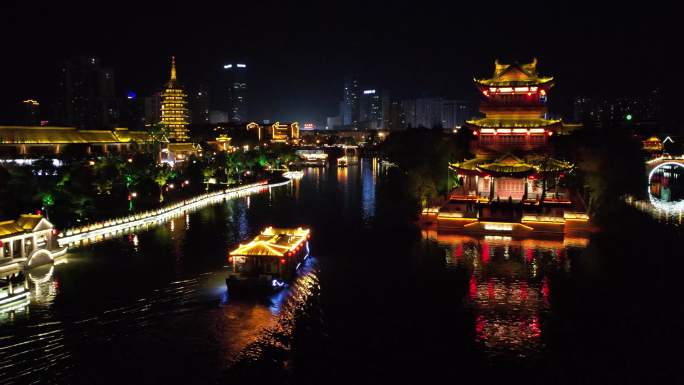 里运河清江浦景区夜景