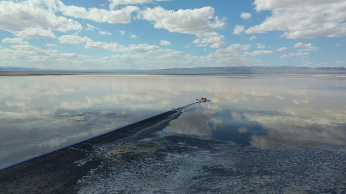 原创 新疆昌吉州巴里坤湖自然风光航拍