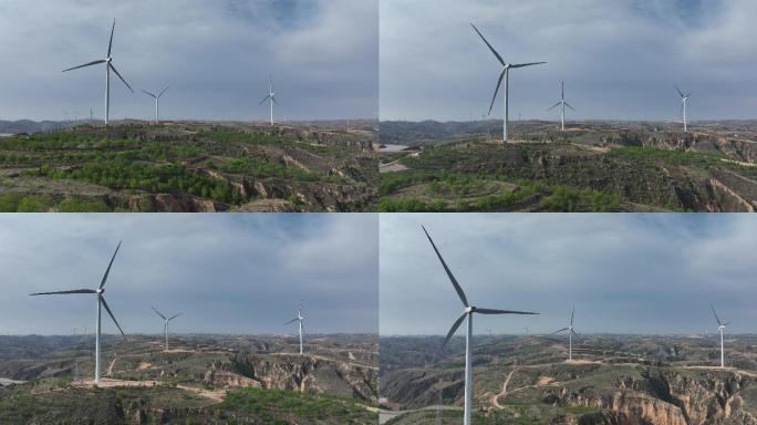 风力发电可持续资源循环利用梯田风力发电